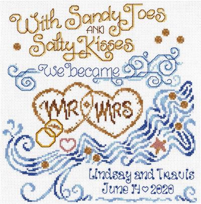 click here to view larger image of Salty Kisses Wedding - Ursula Michael (chart)