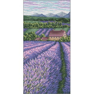click here to view larger image of Lavender Field (counted cross stitch kit)