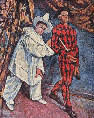 click here to view larger image of Pierrot and Harlequin (chart)