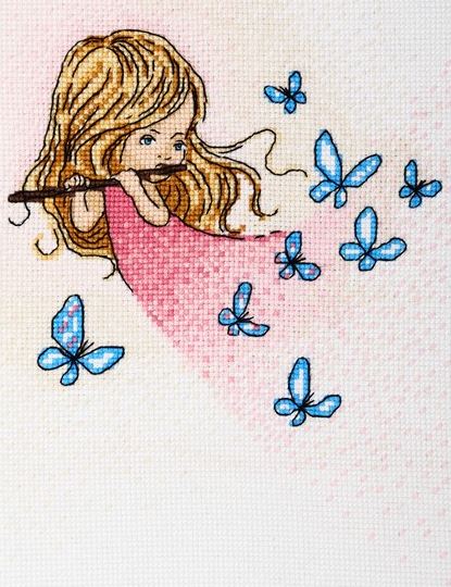 click here to view larger image of Dream Melody, The (counted cross stitch kit)