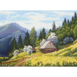 click here to view larger image of Carpathian Spring (counted cross stitch kit)