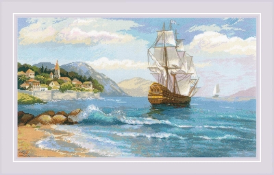 click here to view larger image of Distant Shores (counted cross stitch kit)
