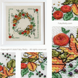 click here to view larger image of Autumn Wreath (chart)