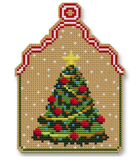 click here to view larger image of Christmas Tree Ornament (counted cross stitch kit)