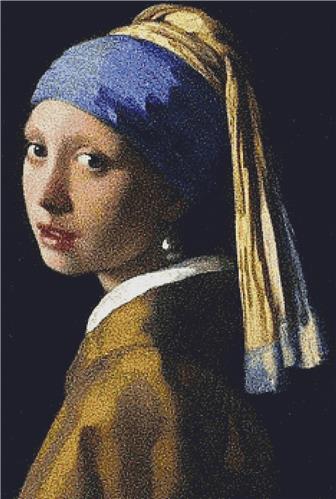 click here to view larger image of Girl With a Pearl Earring, The (chart)