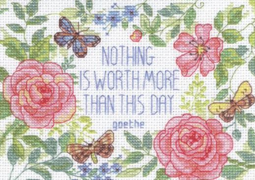 click here to view larger image of This Day Verse (counted cross stitch kit)