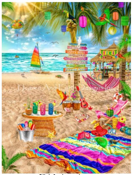 click here to view larger image of Beach Bliss - Aimee Stewart (chart)