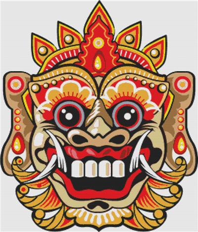 click here to view larger image of Barong Mask (chart)