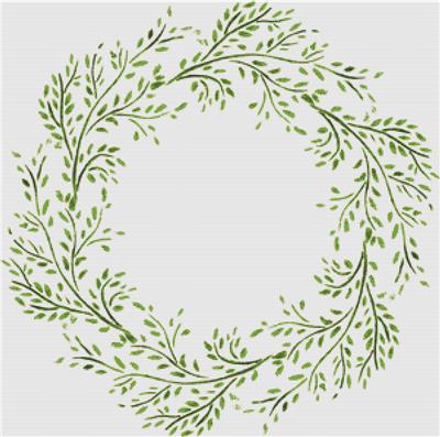 click here to view larger image of Foliage Wreath (chart)