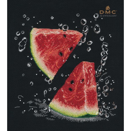 click here to view larger image of Fresh Watermelon Juice (counted cross stitch kit)