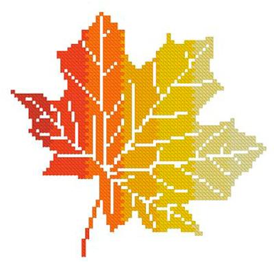 click here to view larger image of Colorful Leaf (chart)