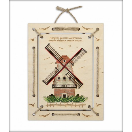 click here to view larger image of Mill Panel (counted cross stitch kit)