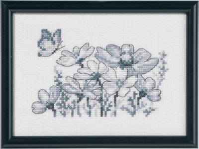 click here to view larger image of Marguerite Butterfly (counted cross stitch kit)