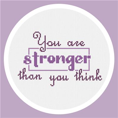 click here to view larger image of You are Stronger than You Think (chart)