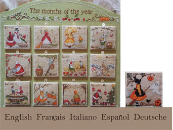 click here to view larger image of Months of the Year (I Mesi Dell'Anno) (chart)