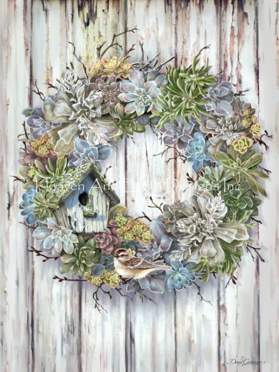 click here to view larger image of Succulent Wreath - Dona Gelsinger (chart)