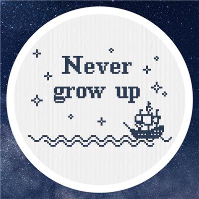 click here to view larger image of Never Grow Up (chart)
