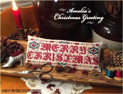 click here to view larger image of Amelias Christmas Greeting (chart)