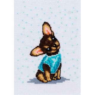 click here to view larger image of Doggy M-0122 (counted cross stitch kit)