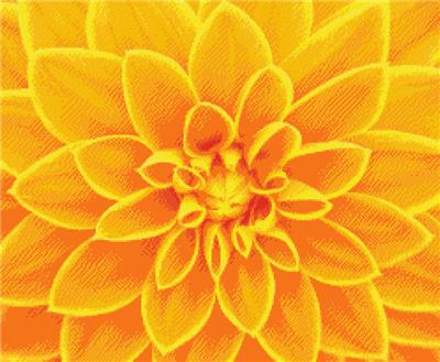 click here to view larger image of Yellow Dahlia (chart)
