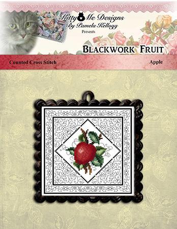 click here to view larger image of Blackwork Fruit Apple (chart)