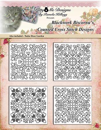 click here to view larger image of Blackwork Biscornus (chart)