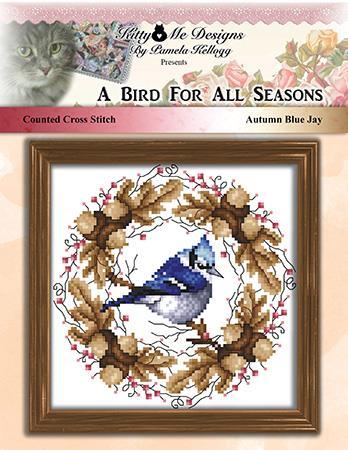 click here to view larger image of Bird for all Seasons - Autumn Blue Jay (chart)