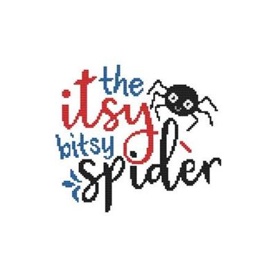 click here to view larger image of Nursery Rhyme - The Itsy Bitsy Spider (chart)