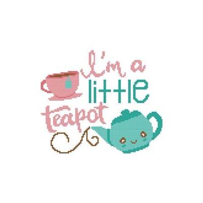click here to view larger image of Nursery Rhyme - I'm a Little Teapot (chart)