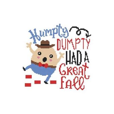 click here to view larger image of Nursery Rhyme - Humpty Dumpty (chart)