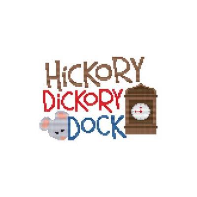 click here to view larger image of Nursery Rhyme - Hickory Dickory Dok (chart)