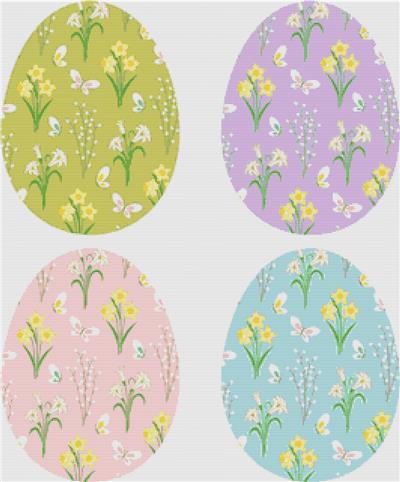click here to view larger image of Set of Easter Eggs (chart)