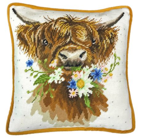 click here to view larger image of Daisy Coo Tapestry (needlepoint kit)