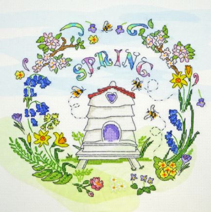 click here to view larger image of Spring Time - Amanda Loverseed (counted cross stitch kit)