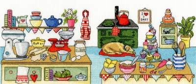 click here to view larger image of Baking Fun - Julia Rigby (counted cross stitch kit)