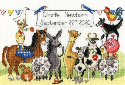 click here to view larger image of Something to Crow About - Julia Rigby (counted cross stitch kit)
