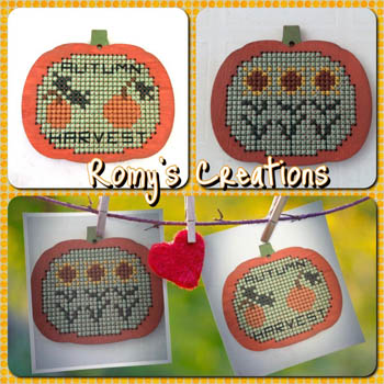click here to view larger image of Stitch In Wood (Pumpkin) (chart)