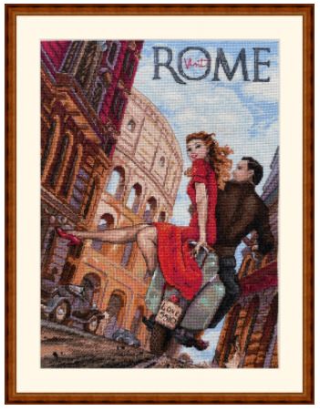 click here to view larger image of Visit Rome (counted cross stitch kit)
