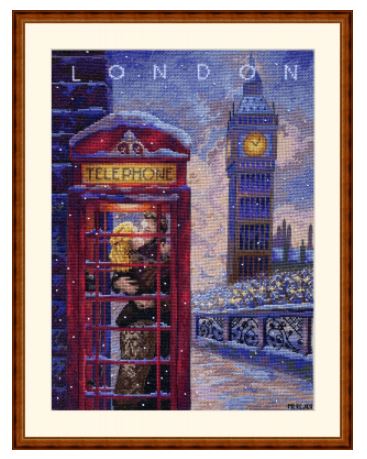 click here to view larger image of Visit London (counted cross stitch kit)