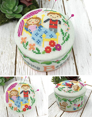 click here to view larger image of Fairy Tale Pin Cushions - Sleeping Beauty (chart)