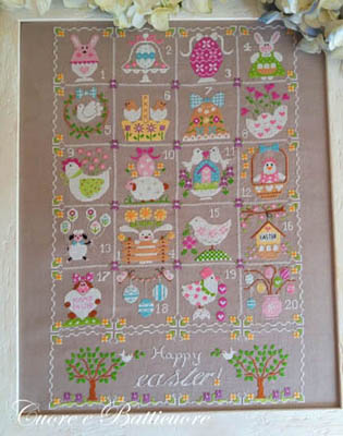 click here to view larger image of Shabby Easter Calendar (chart)