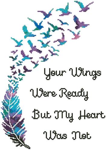 click here to view larger image of Mini Your Wings (Watercolour) (chart)