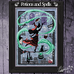 click here to view larger image of Potions and Spells (chart)