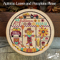 click here to view larger image of Autumn Leaves and Pumpkins Please (chart)