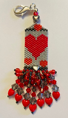 click here to view larger image of Love You This  Much Fob (bead kit)