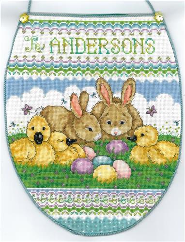 click here to view larger image of Easter Bag Bunnies and Ducks - Joan A. Elliott (chart)