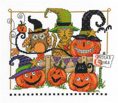 click here to view larger image of Boo Friends -  Diane Arthurs (counted cross stitch kit)