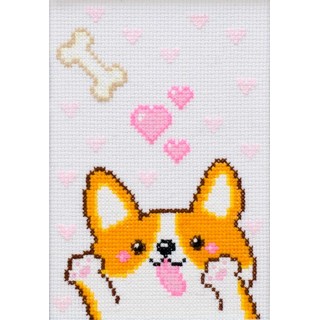 click here to view larger image of Doggy - 0239 (counted cross stitch kit)