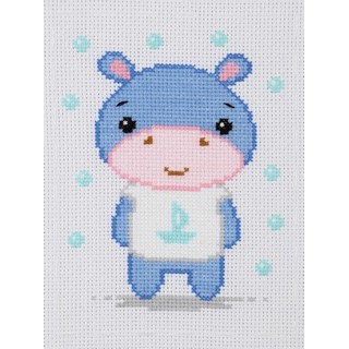 click here to view larger image of Hippo - 0232 (counted cross stitch kit)