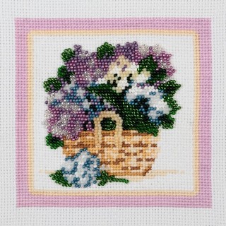 click here to view larger image of Spring Flowers (counted cross stitch kit)